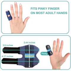 Small Trigger Finger Splint Pinkie Finger Brace for Broken Finger – 2 Pack…