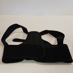 Back Brace & Posture Corrector Black/Red Unisex for Back Stabilization