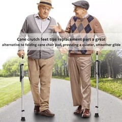 Cane Crutch Feet Tips Fit for Folding Cane Seat Pad Replacement Accessories E…