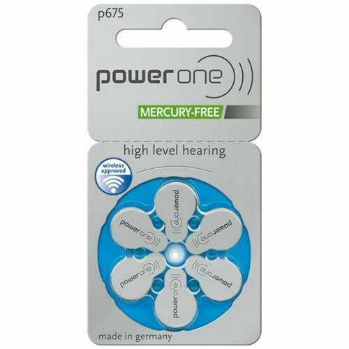 Powerone Hearing Aid Battery Size P675 – 12 Batteries to 240 batteries-Exp 2024
