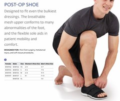 Medical POST OP SHOE comes in Men’s Women’s in different sizes ONE fits either