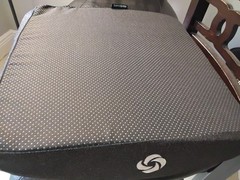 Samsonite Seat Cushion Non-Slip Gray and Black Support Cushion
