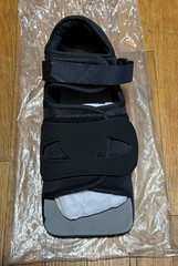 United Ortho Adjustable Post-Op Open Square Toe Shoe Men’s Size Large Black