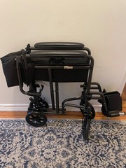 WHEELCHAIR- collapsible, used once (DRIVE Medical) safety