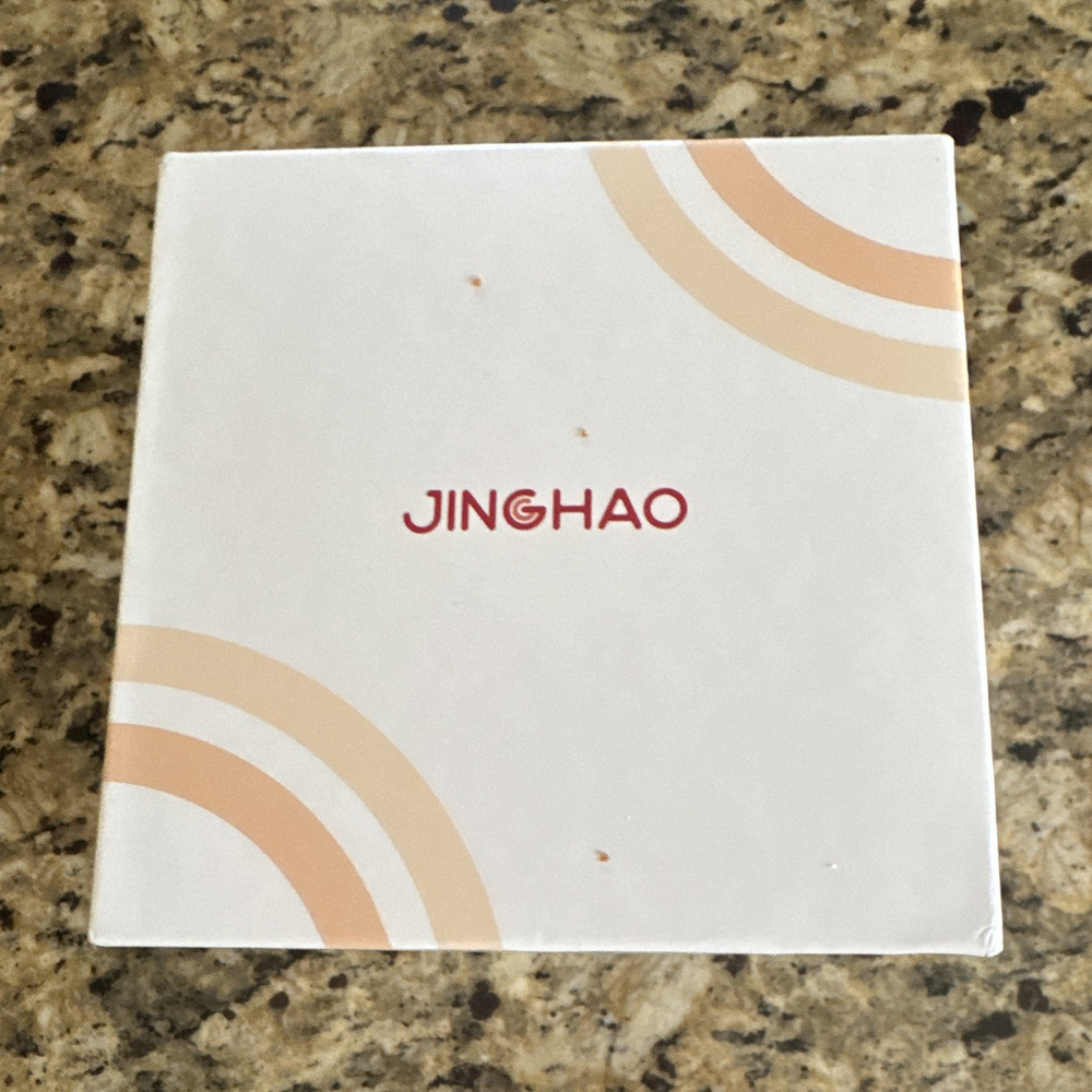 JINGHAO Rechargeable ITE Hearing Aids, Beige, Charging Case, Both Ears