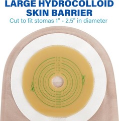 Suministros Para Ostomia, 20 Pcs Bolsas De Colostomia Con Cierre de Abrazadera.