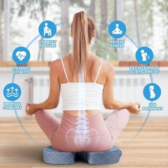 Non-Slip XX-Large Memory Foam Butt Pillow for Ultimate Back & Tailbone Comfort