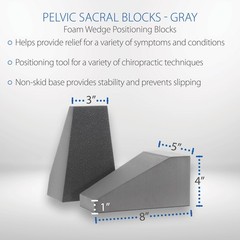 Core Products Pelvic Sacral Block Set Aids Positioning Adjusting Non-Skid USA