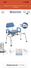 Journey Health & Lifestyle Soft Secure Sliding & Rotating Transfer Bench / Tub B