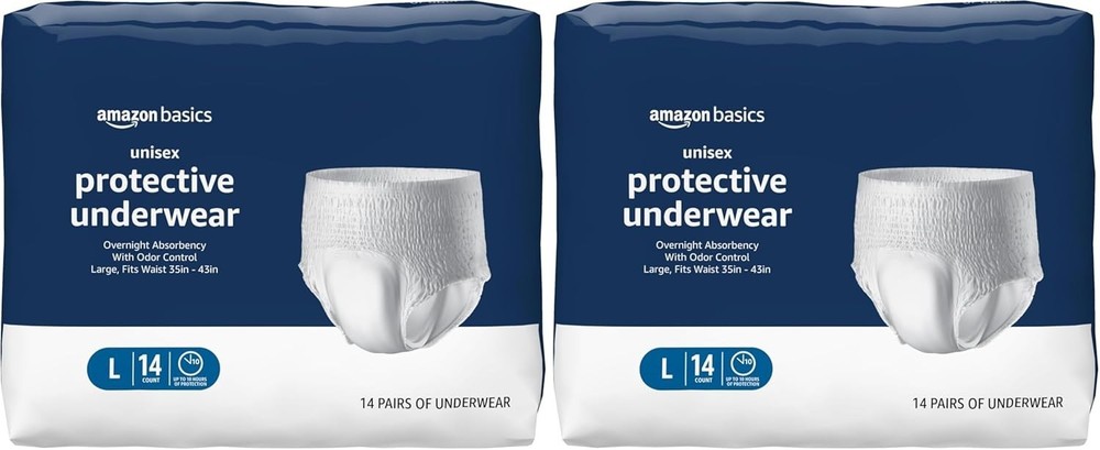 Unisex Adult Incontinence Protective Underwear Overnight Absorbency