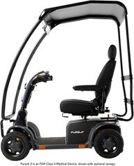 Hard Top Canopy for Pride Pursuit 2 – Scooter NOT Included