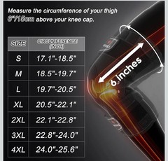 NEENCA Knee Brace XL Xtra Support and Compression for Knee Pain