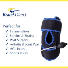 Knee Ice Pack Wrap with Compression for Knee Pain & Swelling Relief