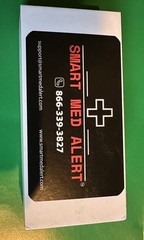 Smart Med Medical Alert Rectangular Smart Watch For Seniors | Fall Detection