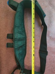 Transfer/Gait Belt. Guided walking, black, teal, adjustable waist