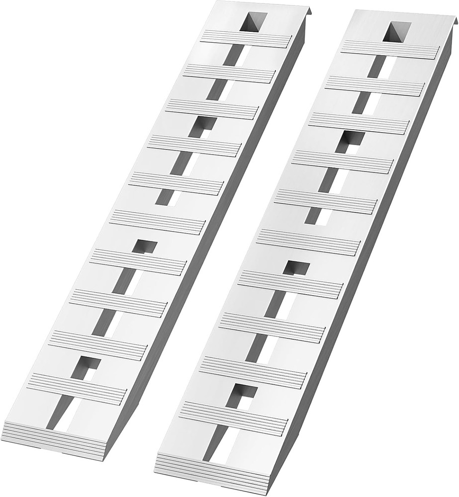 6000 lbs Heavy Duty Aluminum Loading Ramps – 2 PCS 60″x12″ Trailer Ramps with Be