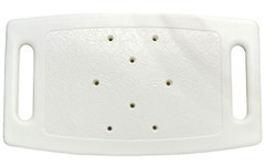 Replacement Shower Stool Seat Only – White – Rectangular