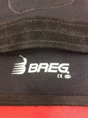 NEW OPEN BOX BREG Adjustable Horseshoe Open Back Knee Brace XL 07135 Black