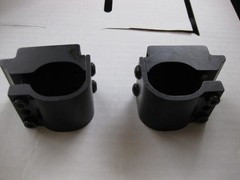 Quickie Q7R Wheelchair Side Guard Mount Brackets Oval Frame Nitrum Q5 Tire