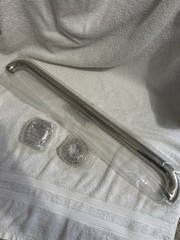 Jaclo 2624-PN 24″ Deluxe Grab Bar with Contemporary Round Flange Polished Nickel