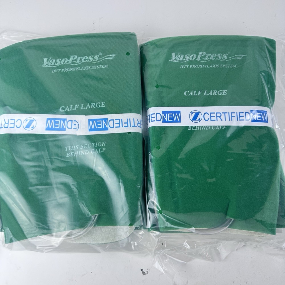 VP501LG VasoPress DVT Calf Green Garment Large Lot of 2 Pair Brand New