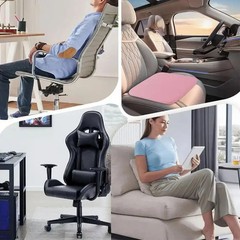 35cm 40cm 45cm Thick Seat Cushion Ultra Soft Foam Car Seat Pad Anti-Slip