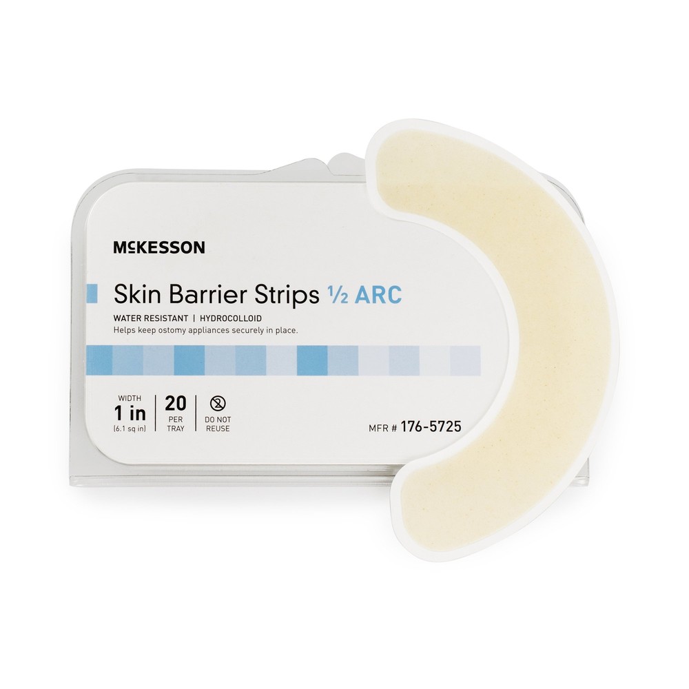 McKesson Skin Barrier Strip Arc Shape 176-5725 20 Ct
