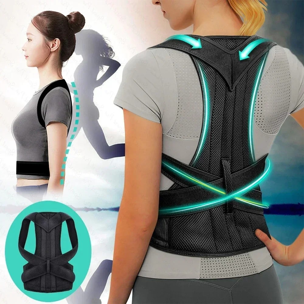 Adjustable Posture Corrector Premium Back Support Brace Belt for Men’s & Women’s