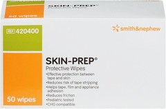 50 Pack Skin-Prep Barrier Wipes – Non-Sensitizing for Adhesive Protection