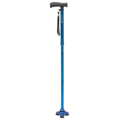 HurryCane Freedom Edition Adjustable Folding Cane Blue Mobility Aid- FREE SHIP