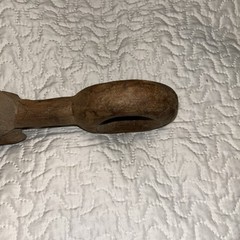 Cane Walking Stick carved Elephant wooden handmade 36”