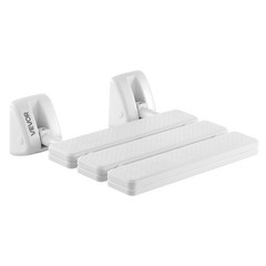 VEVOR Foldable Shower Seat Wall Mounted Folding PP Shower Bench 220LBS Loading