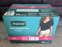Depend Fit-Flex Incontinence Pants for Women M- 88 Count