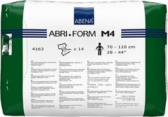 Abena M4 Abri-Form Medium 28-44 Inches X-Plus Brief Adult Diapers – Bag of 14