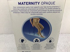 Jobst Maternity Opaque Medium Regular Closed Toe Black 20-30 mmHg READ