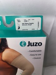 Juzo 2001 Compression Sleeve Beige Soft Silicone Regular Arm Size 1