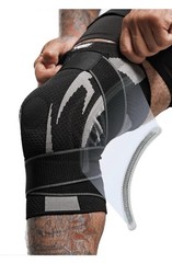 Anaconda Fightwear Knee Stabilization Brace, Size L, Black/Gray