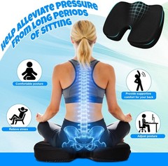 Cushion Lab Patented Pressure Relief Seat Cushion for Long Sitting Hours