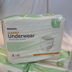 Mckesson Classic Underwear Large Waist Size 44-58 in