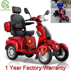 1000W Heavy Duty 4 Wheel Electric Mobility Scooter for Seniors 500lb 31 miles