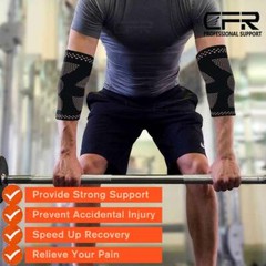 Copper Tennis Elbow Brace Support Compression Sleeve Arthritis Arm Joint Pain