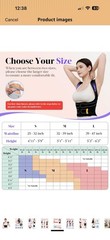 Kepwaq Posture Corrector Back Support Brace Adjustable Y32 Black/Yellow