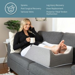 Leg Elevation Pillow Double Leg Wedge for Post-Surgery Support
