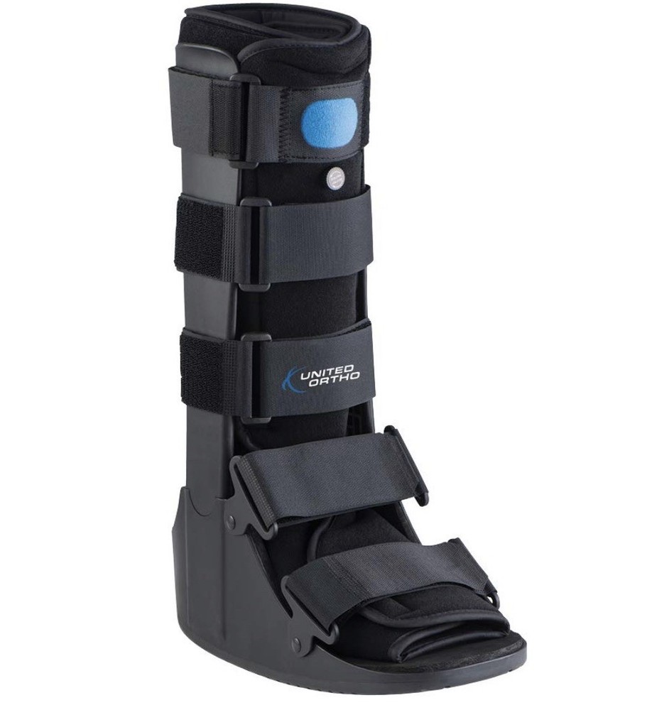 United Ortho Air Cam Walker Fracture Boot, Medium, Black