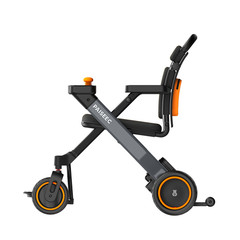 Paiseec 2-in-1 42Lb Foldable Electric Wheelchair 300Lb Intelligent All Terrain