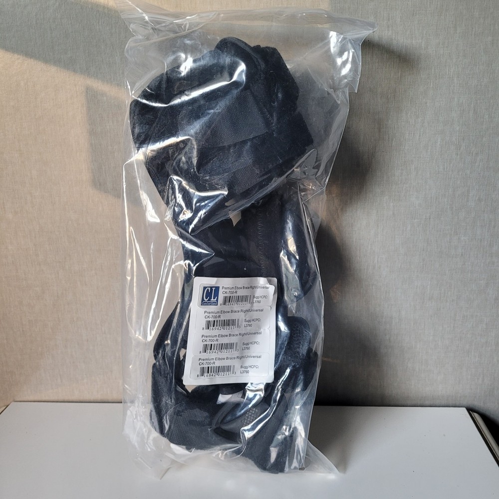 Comfortland CK-700-R Premium Elbow Brace – Right / Universal Fit – New in Bag