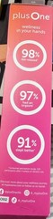 plusOne Vibrating Soft Touch Wand, 10 Vibration Settings, Waterproof-NO CHARGER