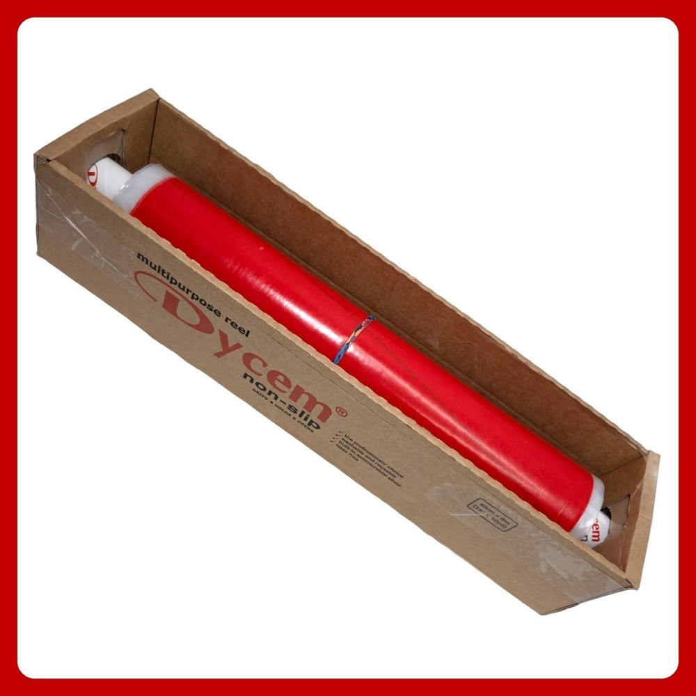 Dycem Multipurpose Non-Slip Roll Red 16in x 10ft Antimicrobial Silver Grip New