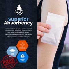 MED PRIDE ABD Pads 5×9 Inch 20 Count Sterile