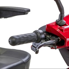 Red Bespoke Legacy 3 Wheel Scooter 400 lb capacity 15 mph max /charge Heavy Duty